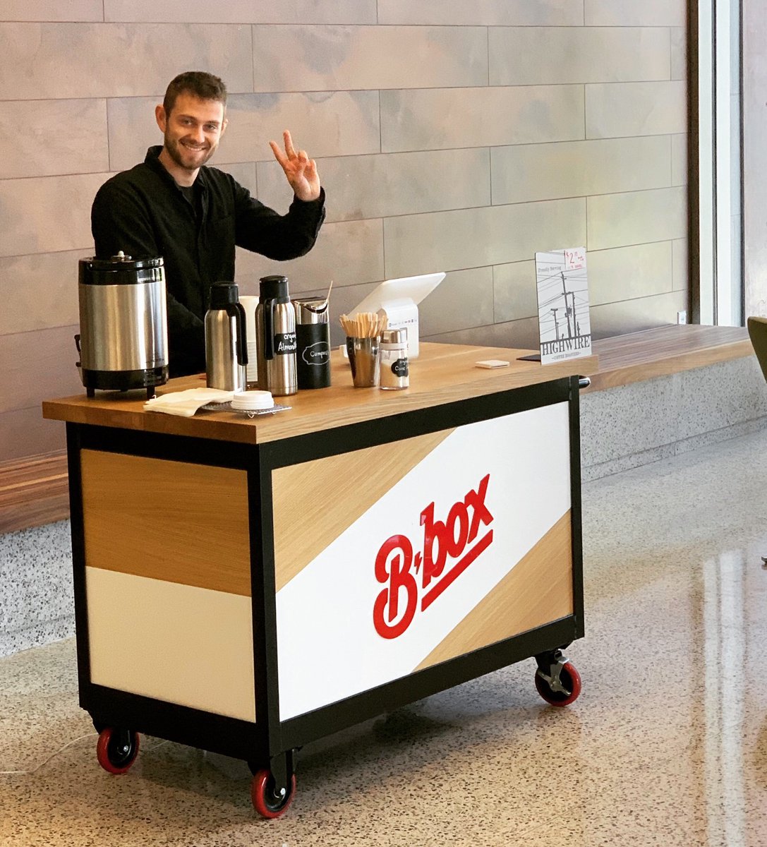 Bbox_cafe's tweet photo. Finals may be done, but we're just heating up. If you haven’t tried the Bbox difference yet, there’s still time to stop by our cart and see what's coming in hot. | M-F 8AM-12PM | #WinterJustGotWarmer #BboxRising https://t.co/cWGHW0E9Gt