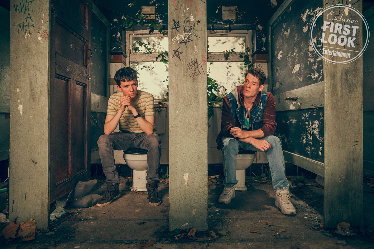 Excited to see the new promotional images released for Netflix' new comedy "Sex Education". This picture is of the disused toilets, one of the many things I got to work on! 😁 🎨
Season 1 coming out on January 11th 2019 #sexeducation #netflix