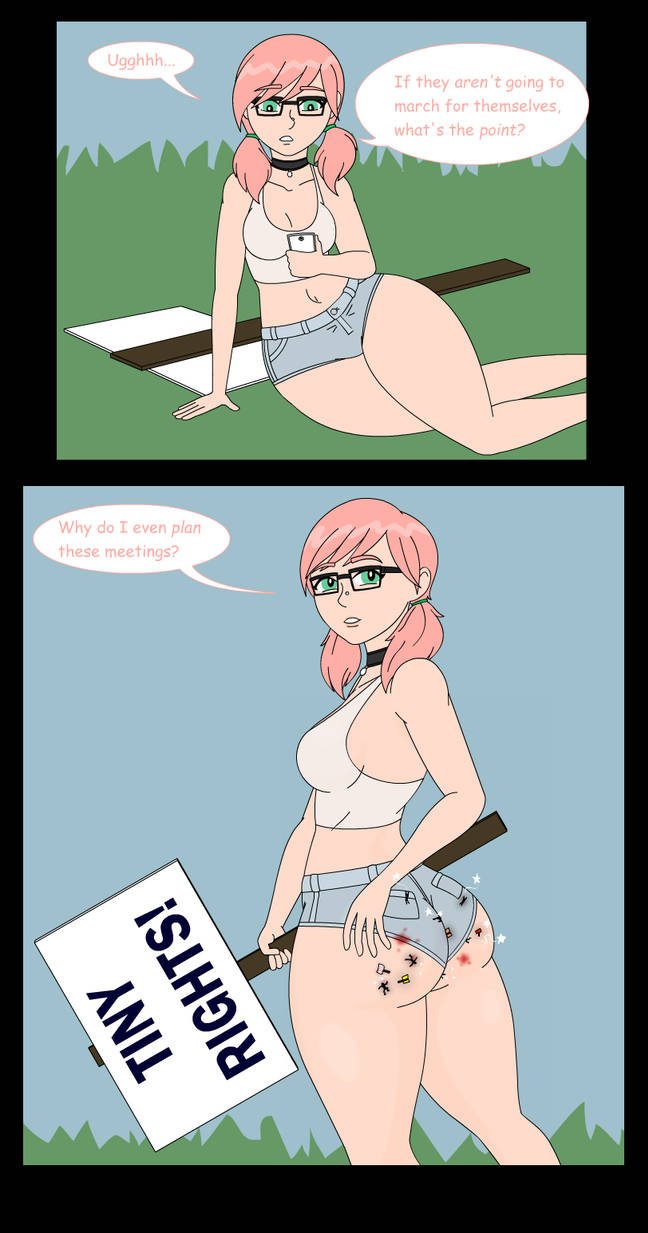 Size News Global on X: Its hard to set up a Tiny Rights protest when your  fellow protesters are so hard to see. #SizeTwitter #TinyTuesday Artist:  Screeeow Link to the art: t.coSWn3oSX9gF