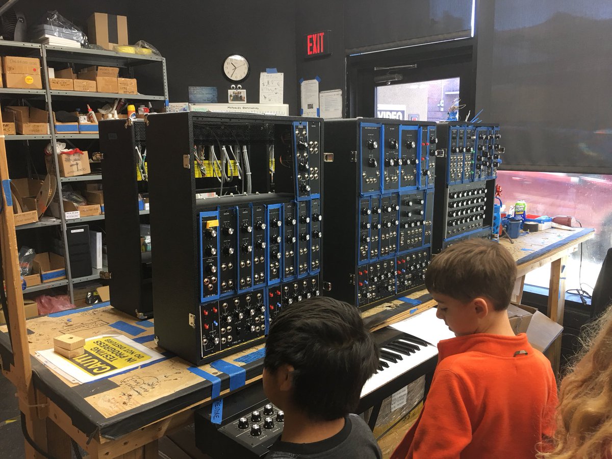 StemAndRoots's tweet photo. The musicologists took a tour @MoogFoundation to learn how synthesizers are made. #SoundInvestigation #ProjectBasedLearning #DevelopingInquiry https://t.co/APVJd7vA6p