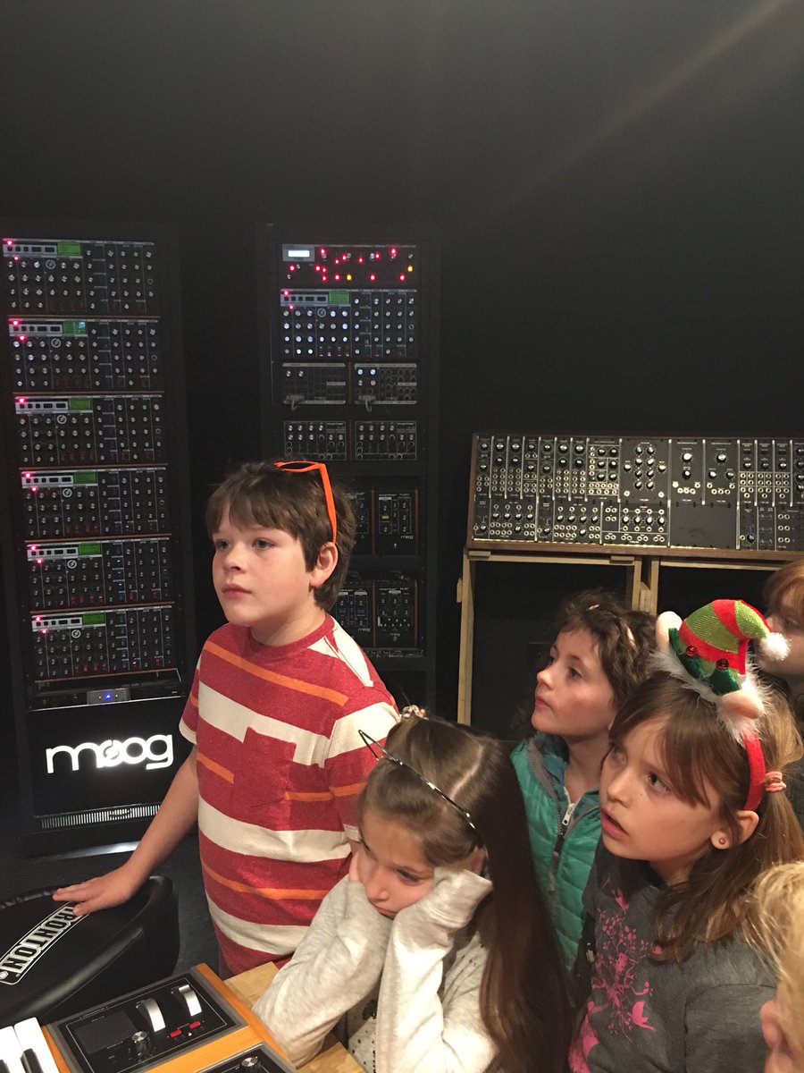 StemAndRoots's tweet photo. The musicologists explored the recording studio @MoogFoundation! Imagine all the music 🎶 that was made in this studio. #SoundInvestigation https://t.co/1Rukcpn2cB