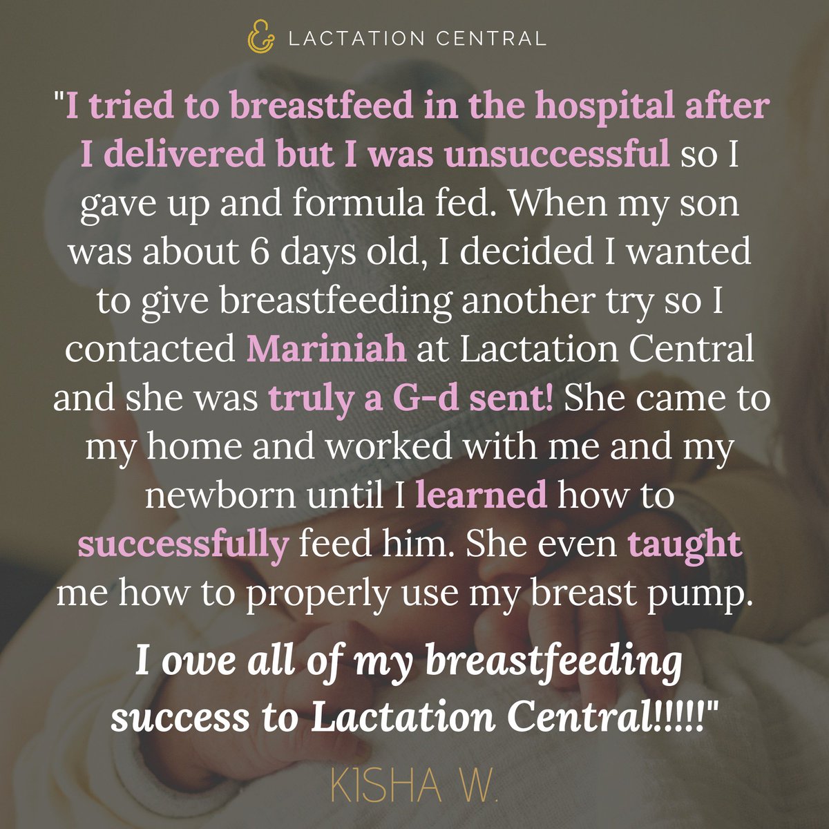 BreastfeedinNJ's tweet photo. We are so glad we were able to help you, Kisha!  Need help too? Contact us today! #TestimonialTuesday 

#mom #mommy #breastfeeding  #breastfeedingmom  #breastfeedingsupport #breastfeedingjourney #support #momsmart #breastfeedingproblems #lactation #IBCLC #lactationhelp https://t.co/SqpnljkBPu