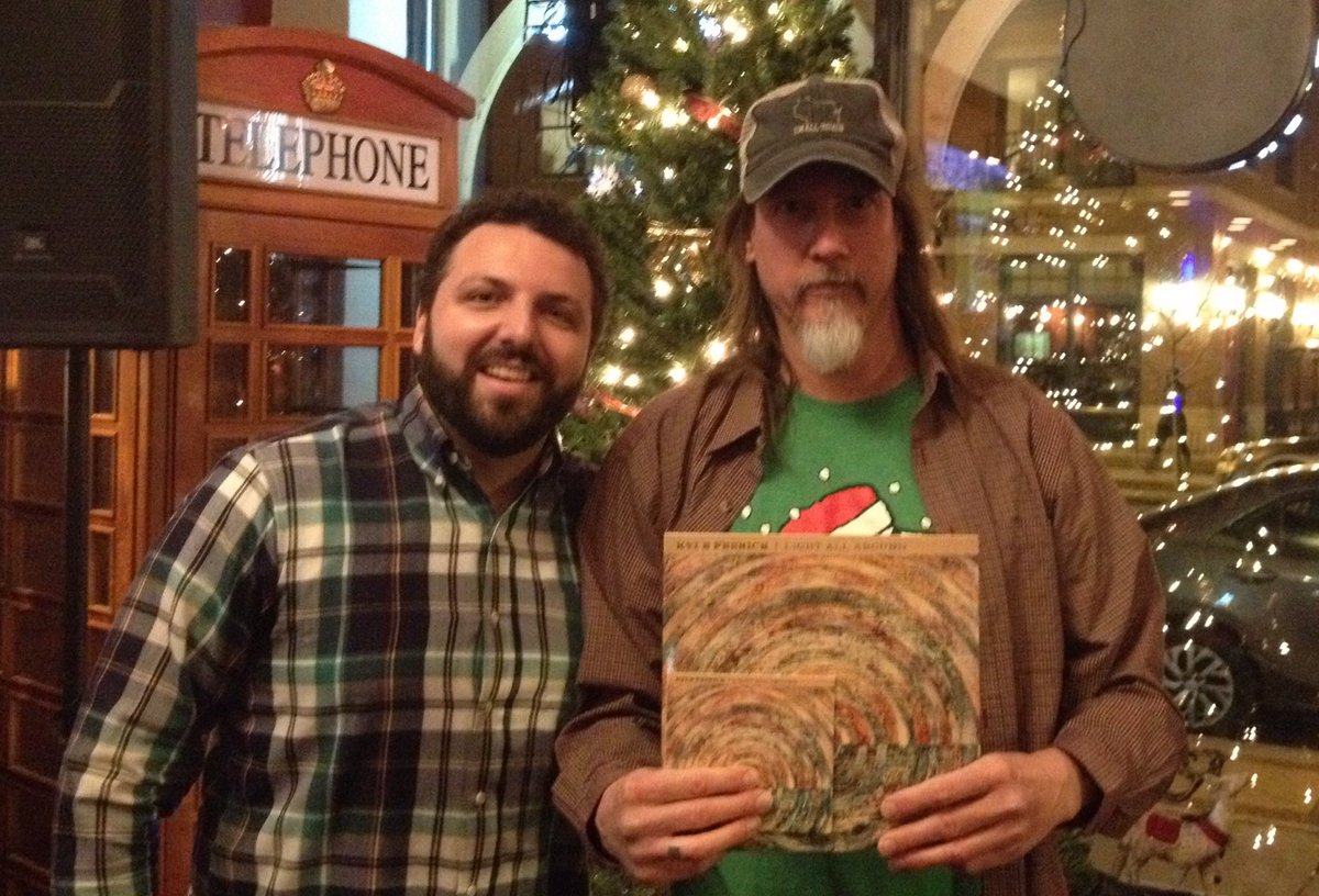 morethescarier's tweet image. Here with Kyle Feerick (with Sean Williamson) at the Three Lions Pub in Shorewood.  He's got his new album out: "Light All Around."  They'll be playing at 7 p.m. here...