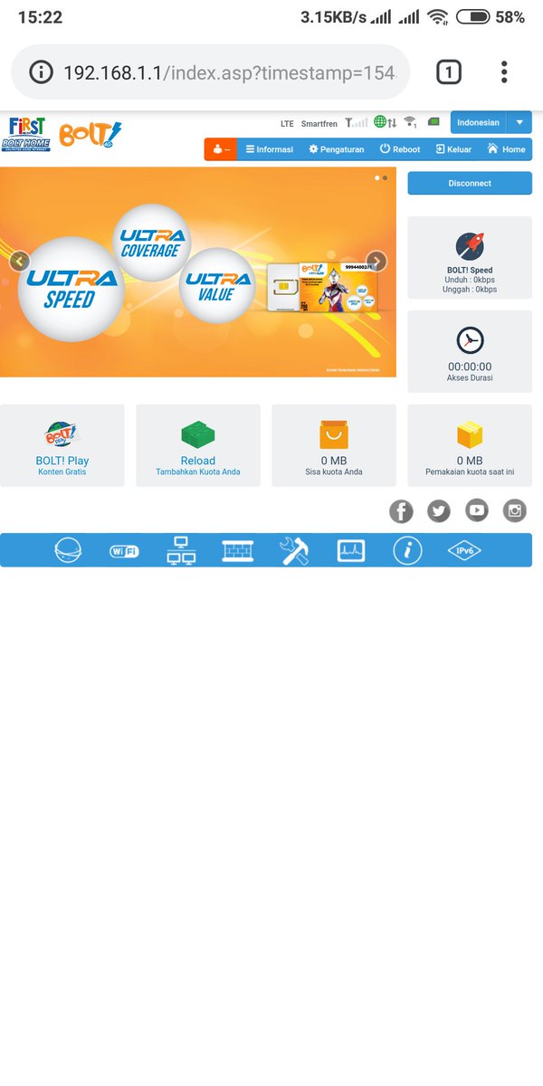 helmifuadhf's tweet photo. @bukanpanitia @BOLTCare Udah bangkrut om. Dirumah saya aja gak ada signal.. jaringan berubah2 kadang bolt kadang smartfren dan telkomsel... https://t.co/65TYbn4YAX