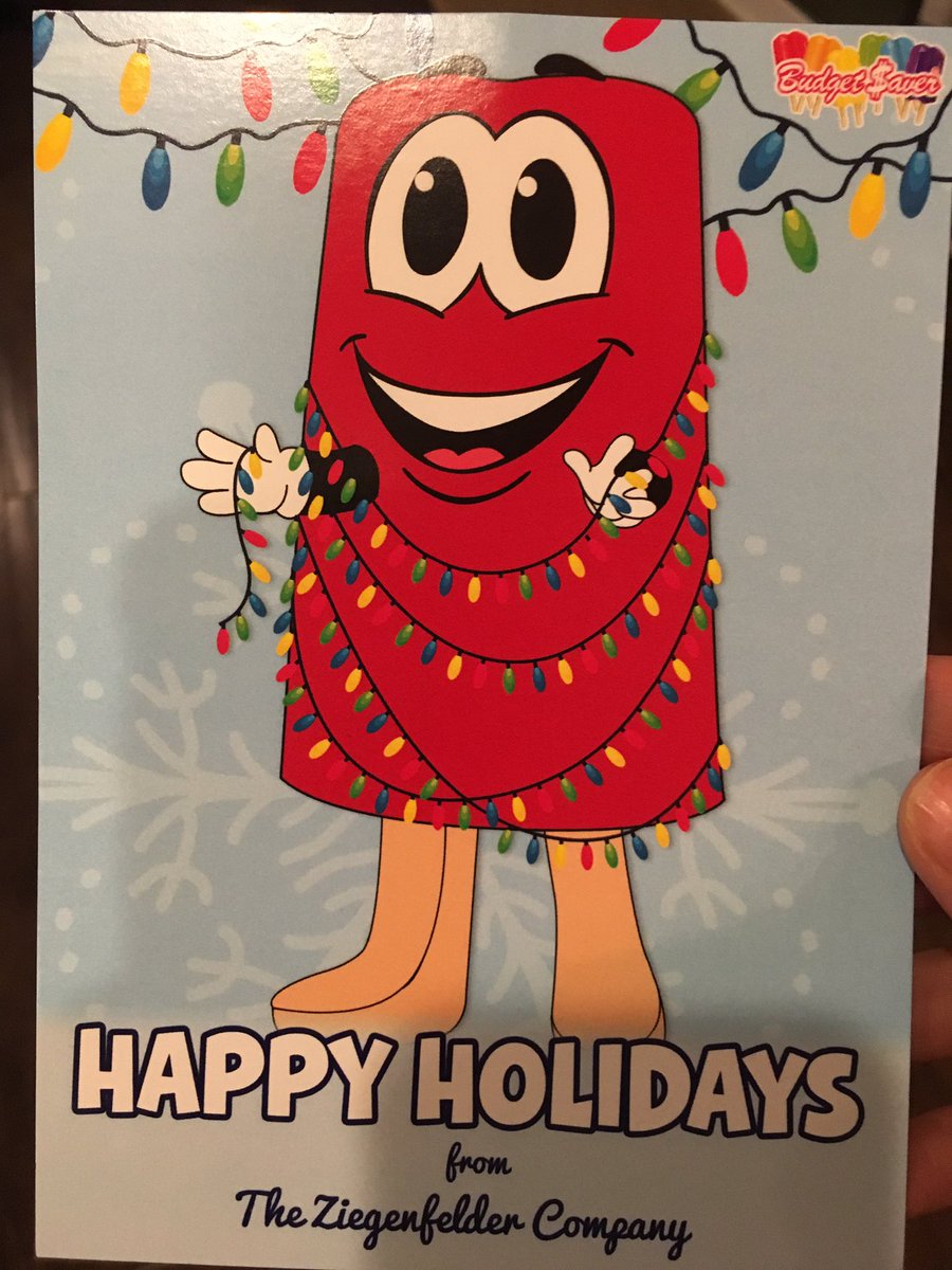 JennBilcze's tweet photo. #holiday greetings from #cherrylarry ! Love this company! @ZiegenfelderCo @BudgetSaverPops https://t.co/kdaRlGH1iO