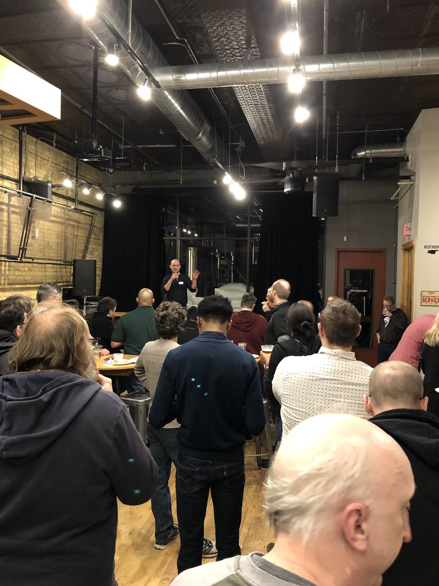 NateDAnderson's tweet image. Great #DevOpsMsp meetup tonight at @DayBlockBrewing. Perfect way to end a great year with an awesome community!