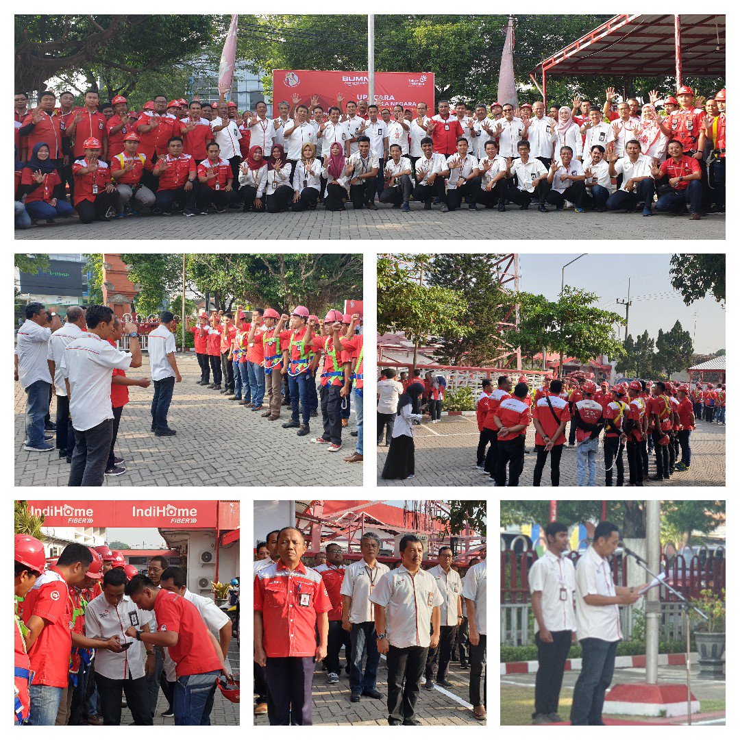 ArifinM891's tweet photo. Putro Dewanto GM Pimpin Upacara Hari Bela Negara di Mojokerto, yg diikuti KarywanTelkom Group se MRT,dan Briefing pentingnya 3 on 3 dalam Tuntaskan GGN yg Integritas ke para TL &amp; Tehnisi.#TelkomFuntastic5 #SDATREG5
#BRIGHTTR5 #WitelSidoarjo
@_funtastic5_ @parwi66
@putrodewanto https://t.co/im28VIID7U