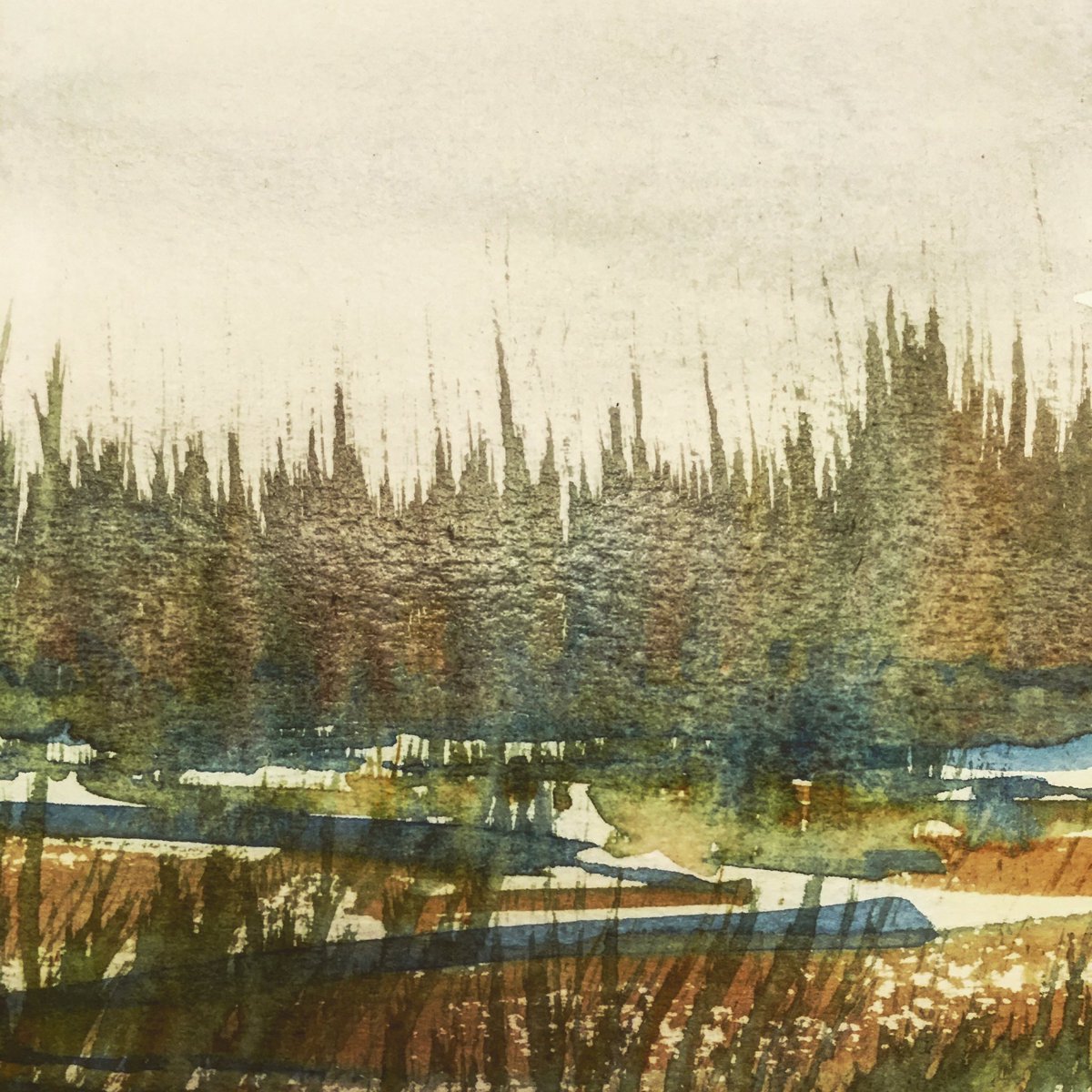 nickcobler's tweet photo. Two minute #watercolor #sketch. Gotta squeeze in something each day. #createtoresolve #resolvetocreate #drifter07 #watercolorlandscape https://t.co/p65ZJsUXE9
