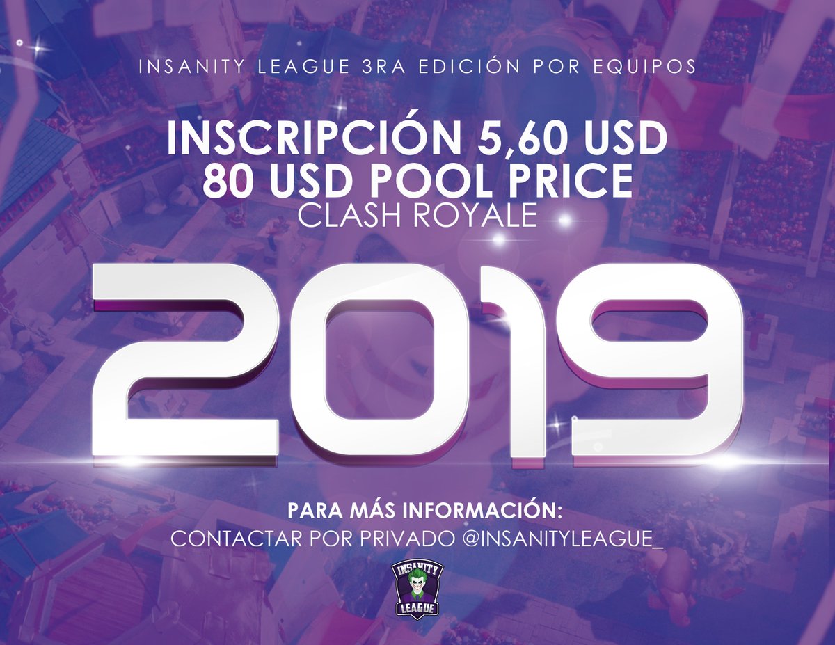 » INSCRIPCIONES ABIERTAS «
¡Tercera edición! - Liga de paga
Toda la información en el hilo.

⚜️RT para difundir se agradece⚜️