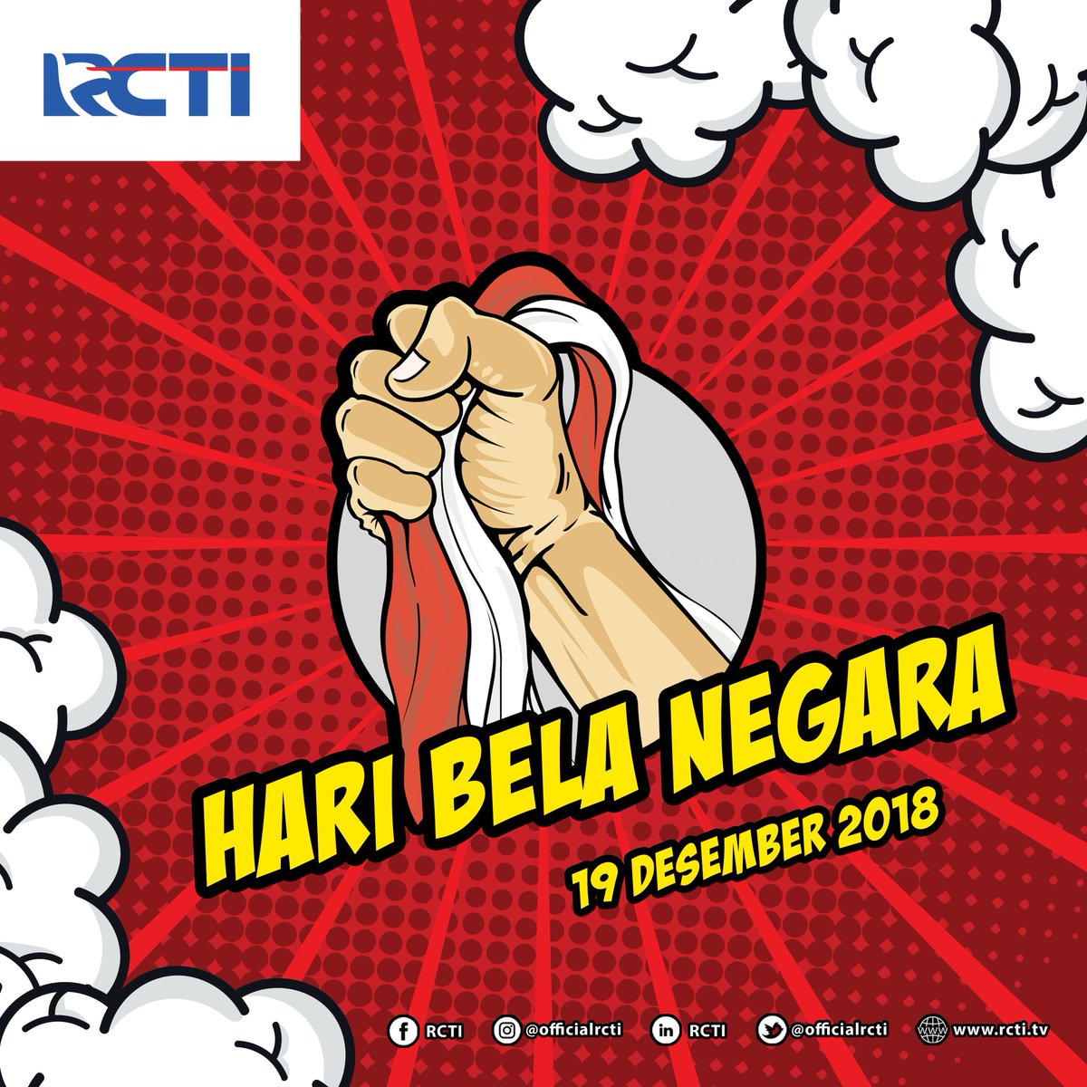 OfficialRCTI's tweet photo. "Jatuh bangunnya negara ini sangat tergantung dengan bangsa ini sendiri.
Makin pudar persatuan dan kepedulian, Indonesia hanyalah sekedar nama dan gambar seuntai pulau di peta" - Moh. Hatta
Selamat Memperingati Hari Bela Negara
#HariBelaNegara #BelaNegara #Indonesia #19Desember https://t.co/gOUaNiCLTA