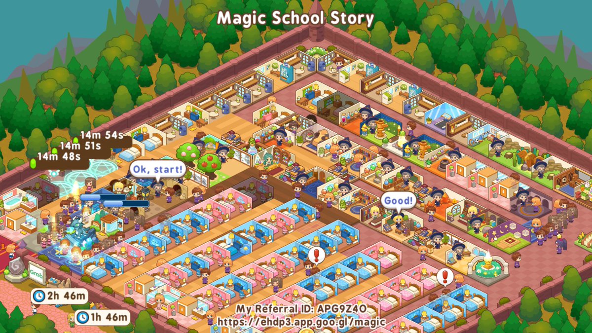 ellacos41's tweet photo. Super Cute~! Can't stop playing #magicschoolstory! Use my Referral Code: APG9Z4O https://t.co/gGbRpCdAex