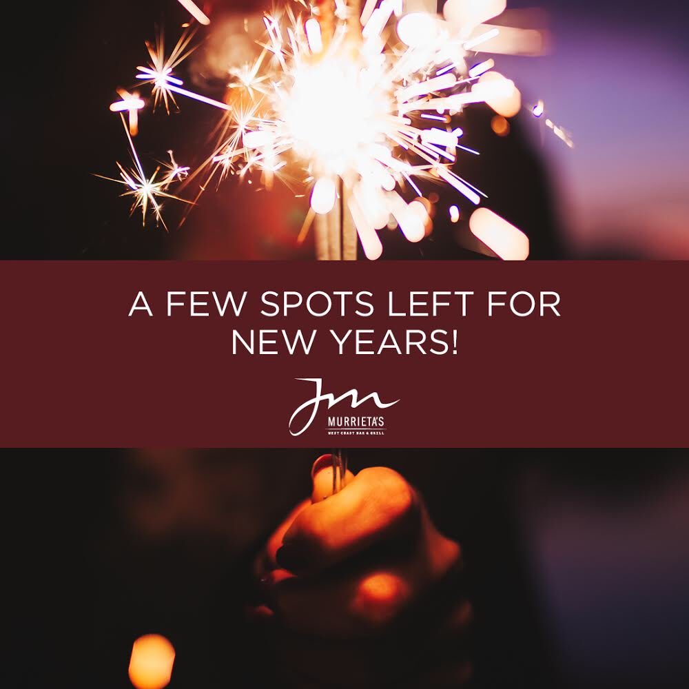 We still have spots remaining for our New Years Eve celebration. We are offering 2 seatings, 4 - 7:30 pm and the second from 7:30 onwards. Enjoy a 3 or 5 course set menu or our a la carte menu, live band Sugarsnap, party favours, complimentary bubbles, and more! #yyc #yycevents