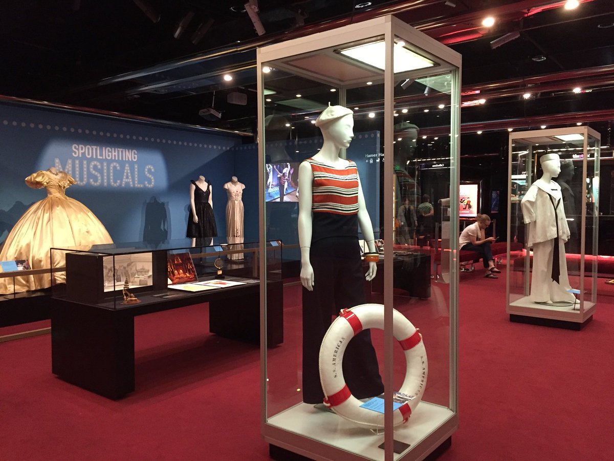 ACMNAustralia's tweet photo. Spotlighting Musicals @ArtsCentreMelb celebrates the partnership between @OperaAustralia & @GordonFrostOrg. Shows such as The King and I, @MyFairLadyAus & @SouthPacificOz are highlighted through a display of costumes, photographs & designs, coinciding with #EVITAInAus 🎙🇦🇷 #ACMN https://t.co/S5VuzTpBtJ