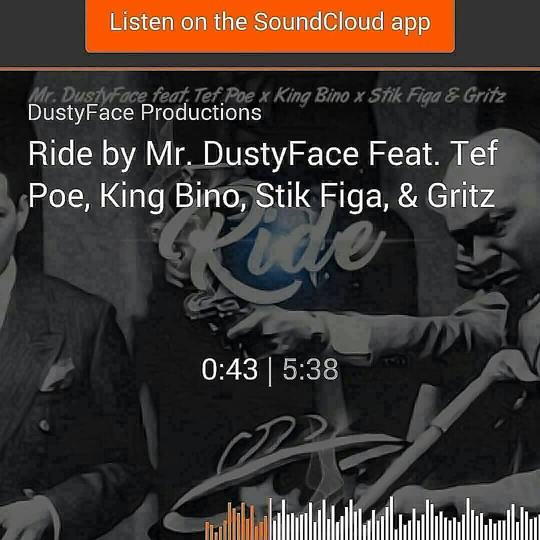 DustyFace815's tweet photo. S/O @TRACKBULLYS @TampaMystic My🔥Street Single "Ride" in rotation feat @TefPoe @JewellAveJohn
 @GritzGMG @KingBino438 #Ride #Np #HipHop #Rap #Music #Dope #Radio #Djs #NewMusic #Rockford #Chicago #Midwest #Stl #Topeka #Atl #SoundCloud #Dj #TrackBullys https://t.co/paOctO9R7v https://t.co/sXT2AqXuT1