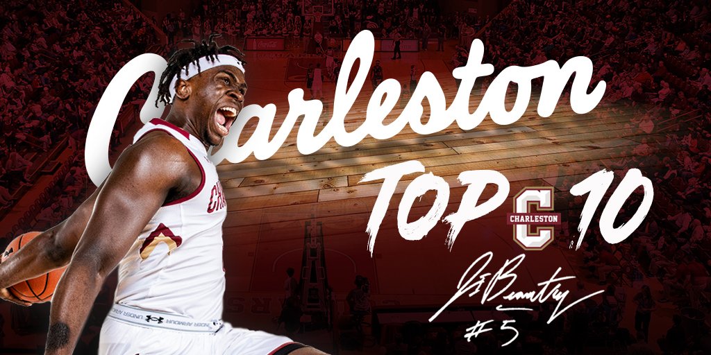 CofCBasketball's tweet photo. Welcome to the @CofCBasketball Top 10 Club, JB!

1. A. Goudelock – 2,571
2. K. Gustafson – 2,135
3. G. Mack – 1,901
4. J. Chealey – 1,827
5. S. Meade – 1,812
6. T. Delaney – 1,564
7. D Draper – 1,541
8. J. Bolton – 1,527
9. J. Brantley – 1,519
10. M. Busby – 1,504

#TheCollege https://t.co/2RalHONqap