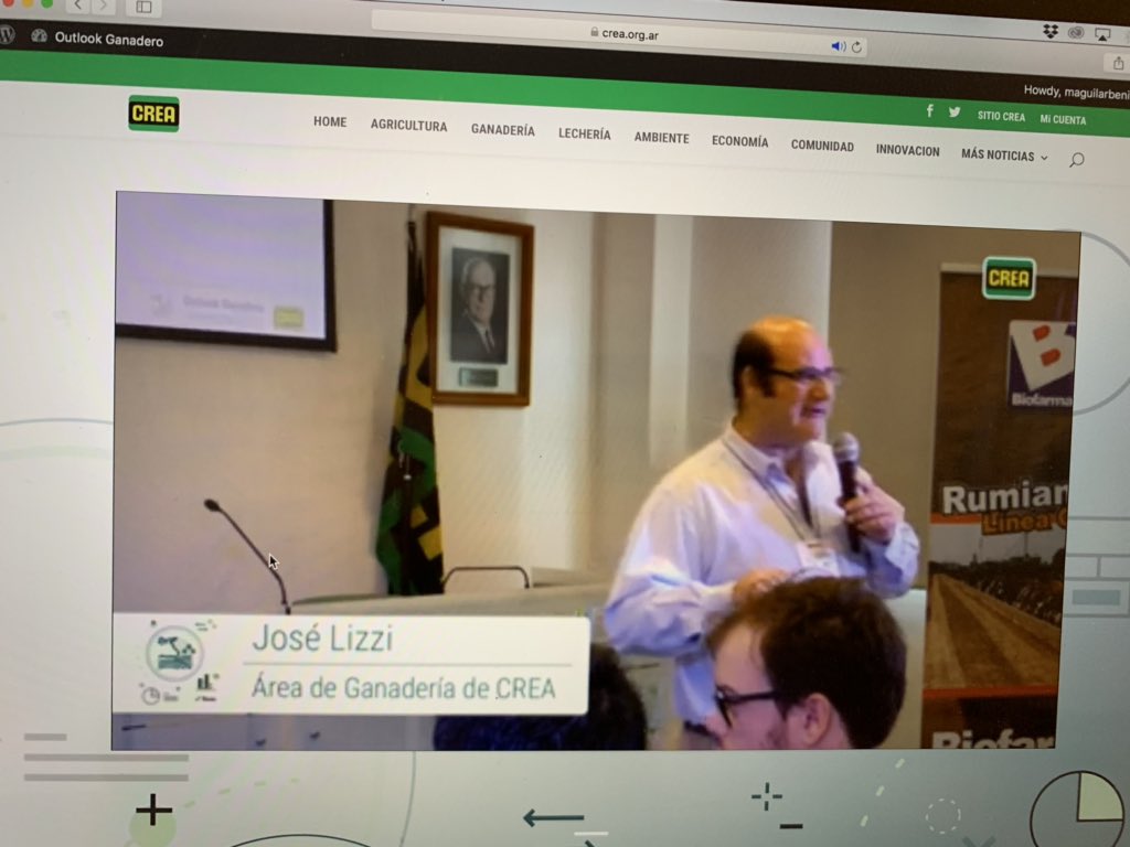 maguilarbenitez's tweet photo. Excelente el Outlook Ganadero esta mañana en la sede @crea_arg. Felicitaciones a todo el equipo de Ganadería @lizzi_jose @matibodini y a todo el resto del equipo I+D @federicobert @miguefusco por el análisis, el trabajo y la presentación. Brillante 👏👏👏 Cada año mejor Muy bueno https://t.co/xwEn4Fc7te