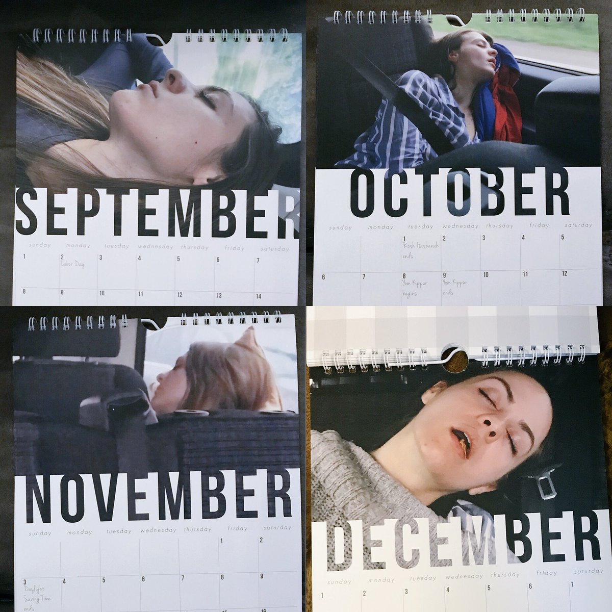 We went on a road trip earlier this year with my sister and brother-in-law. I did what any sister would do and documented the ride. And made her a calendar for Christmas.