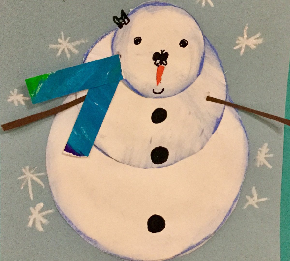PoeMediaTech's tweet photo. Beautiful artwork in the halls by our creative Pandas! ❄️❄️❄️@PoeMagnetES https://t.co/Fy3Cq8rzjO