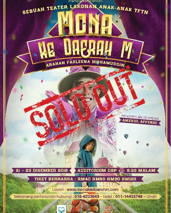 Doa anak-anak dan kita semua sudah termakbul. Terimakasih penyokong budiman. Jumpa nanti di Daerah M. 💓 #MonaKeDaerahM