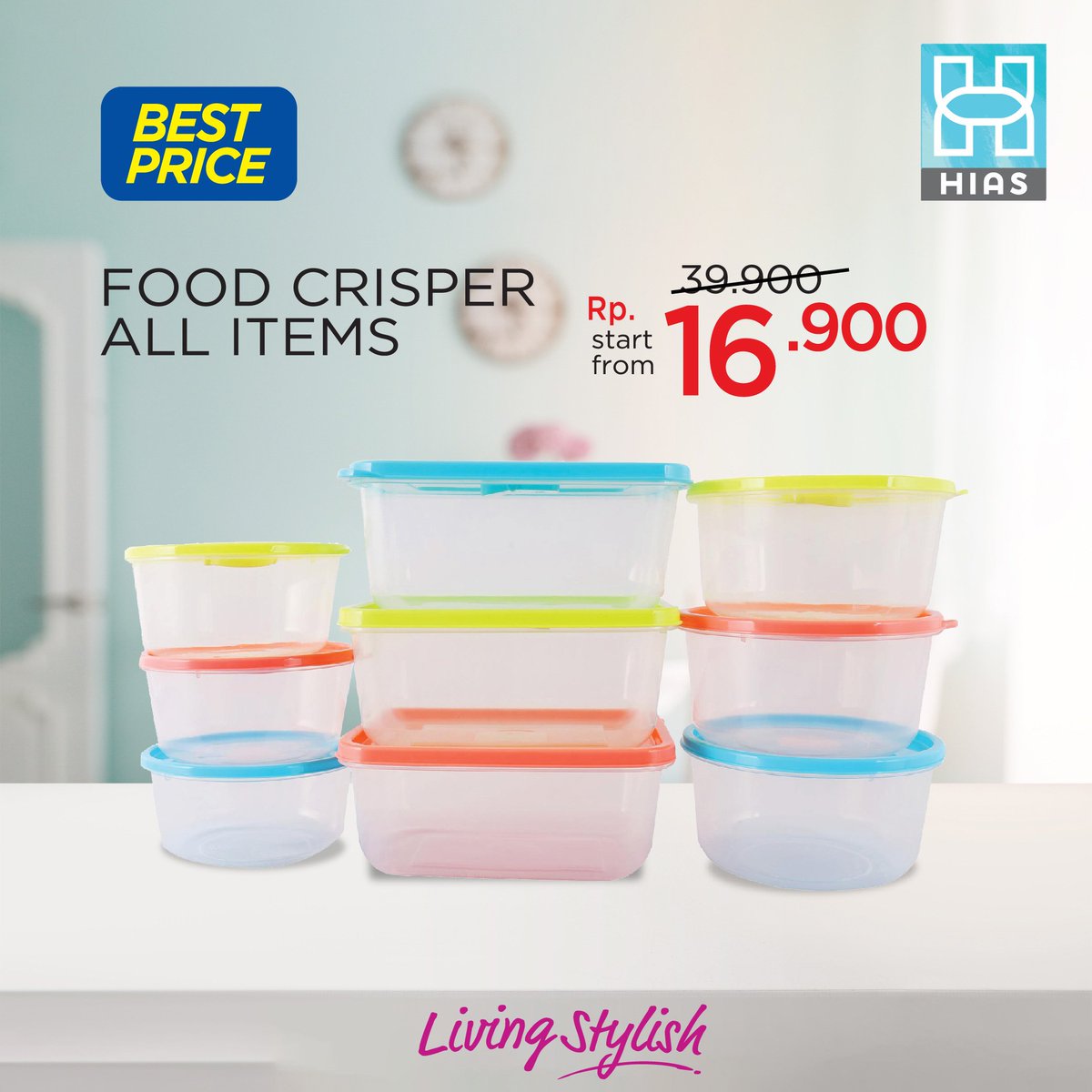 Dapatkan Food Crispers HIAS dengan harga spesial hanya sampai dengan 13 Desember 2018! 
.
Syarat &amp; Ketentuan berlaku, selama barang masih ada