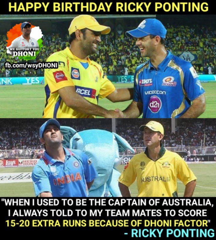 Happy Birthday Ricky Ponting 
