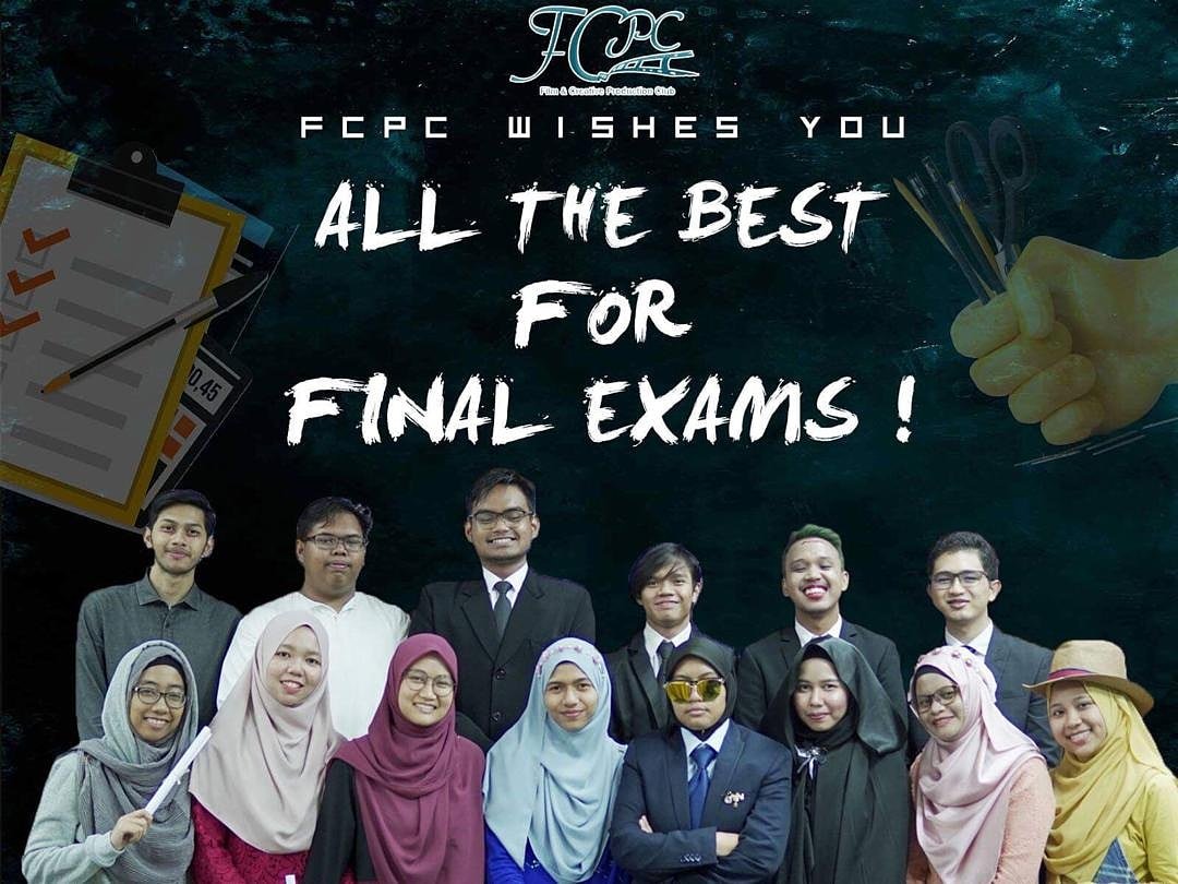 fcpcstudios's tweet photo. Beloved members,

 We, the mainboard for FCPC would like to wish every single one of you to: 

 DO YOUR VERY BEST 

For the final examinations 
coming up!

#roadtofinal
_________________________________
As long as you haven't step foot in the examination hall, there's still hope https://t.co/0rfCLAyOE2