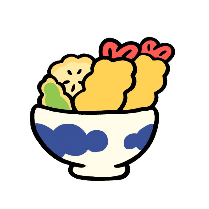 天丼のtwitterイラスト検索結果