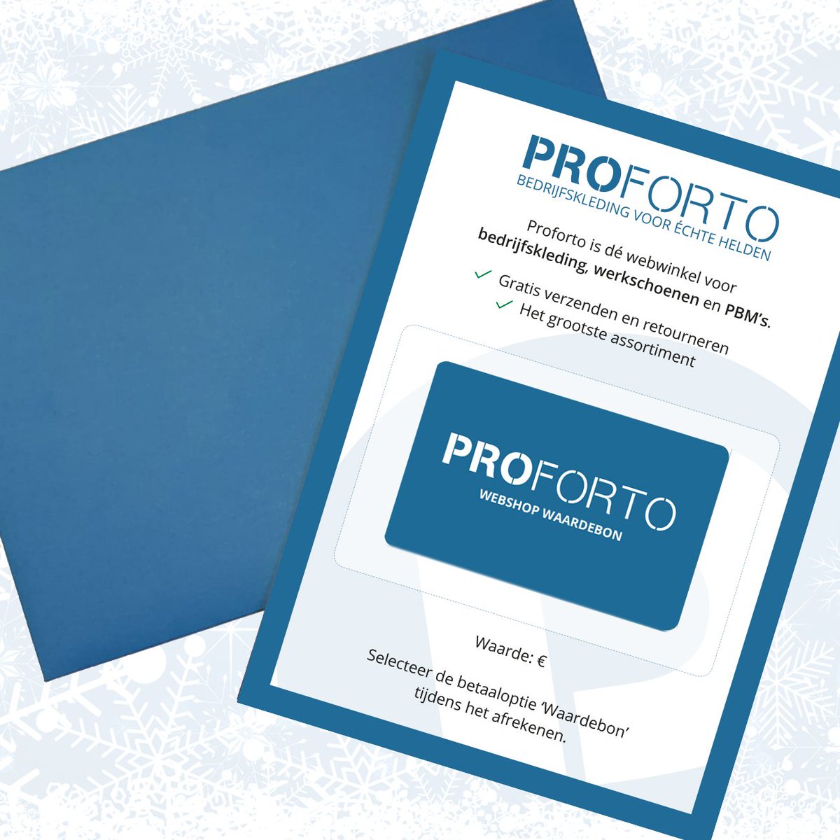 Nog op zoek naar een kerstcadeau? Ideetje: de Proforto cadeaubon! Bestel 'm vóór 23:00 op profor.to/cadeaubon, dan heb je de cadeaubon morgen in huis.