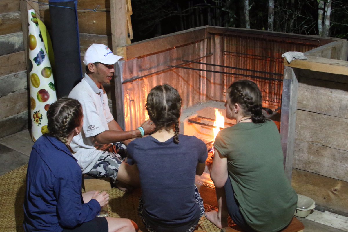There are so many lessons in conservation that are best learned outside the traditional classroom. Here our students are talking conservation, the environment, &amp; the future with the indigenous Kelabit tribe in the Kelabit highlands of Borneo. 

What a great learning environment!