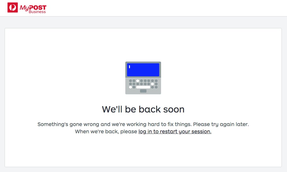 OH FFS <a href="/auspost/">Australia Post</a> are your servers hosted on a Pentium 2 and serviced by bonobos? GET IT TOGETHER