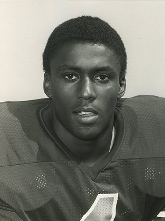  Happy 54th Birthday on Sunday to grad Keith Taylor. He lettered from 1983-87 for Coach Mike White. 