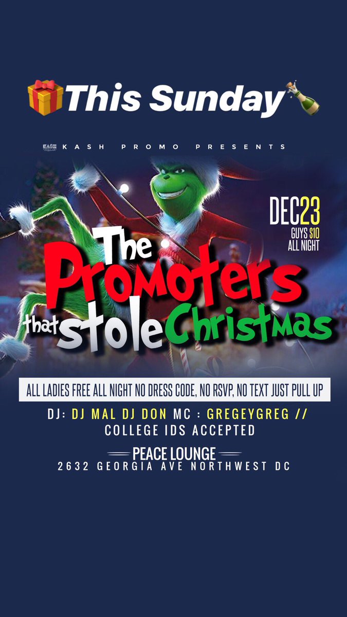 295liveEnt2's tweet photo. 😈The Promoters who stole Christmas 🎁
ONE TIME EVENT ONLY‼️‼️
ALL LADIES FREE ALL NIGHT👩🏾‍🦰
NO RSVP, No Dress Code, ( LITERALLY JUST PULL UP )
All Guys $10 All Night
#partykingzent #KashPromoEnt #295live @295liveEnt 
@partykingzrfl_ @BigHomieCashh https://t.co/YGdO1NKq1o