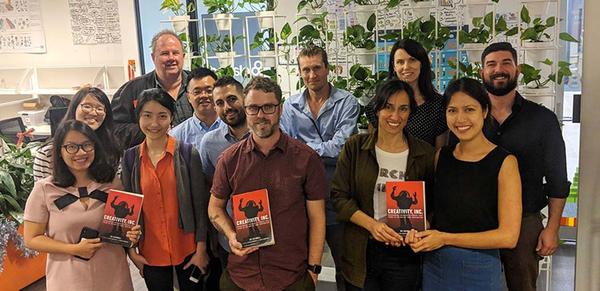 elabor8's tweet photo. Yesterday our #Sydney #UXBookClub discussed Ed Catmull's 'Creativity, Inc' that spoke to the magic that can be created when you have the right people in the right team and and the impact of #creative #leadership. https://t.co/XeNLNale0G