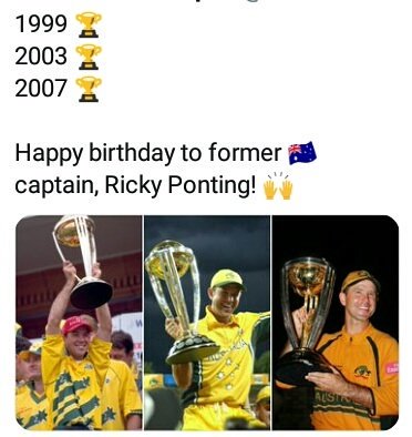 Happy Birthday To farmer caption Ricky Ponting Great Succession Champion   