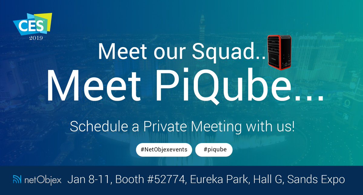 NetObjex's tweet image. Delivering Innovation with pride!
#ces2019 ,Booth #52774,Eureka Park. To schedule a private meeting with us: lnkd.in/fHre8qV 
Invest in our crowdfunding campaign here bit.ly/2DXntO6 and join our Investors&apos; Community.
#netobjexevents #netobjex #piqube #blockchain