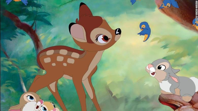 A Missouri judge sentenced a man to a year in jail for illegally killing deer, taking only their heads and antlers. While he's in jail, he'll be required to watch the Walt Disney movie "Bambi" once a month. https://cnn.it/2CkSL02