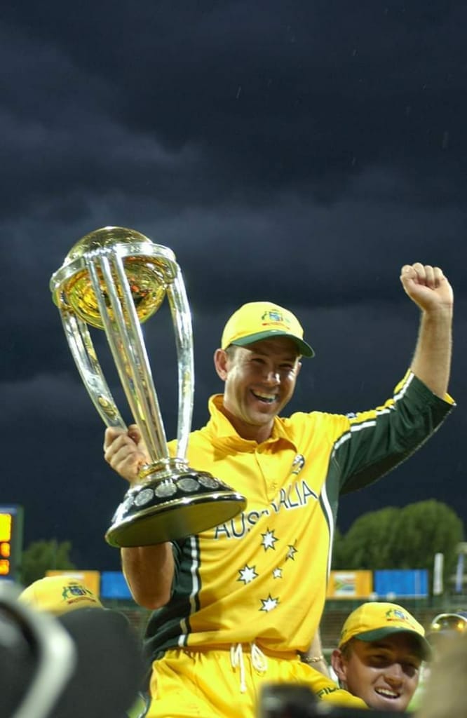1999 2003 2007 Happy birthday to former Australian Men\s Cricket Team captain, Ricky Ponting! 