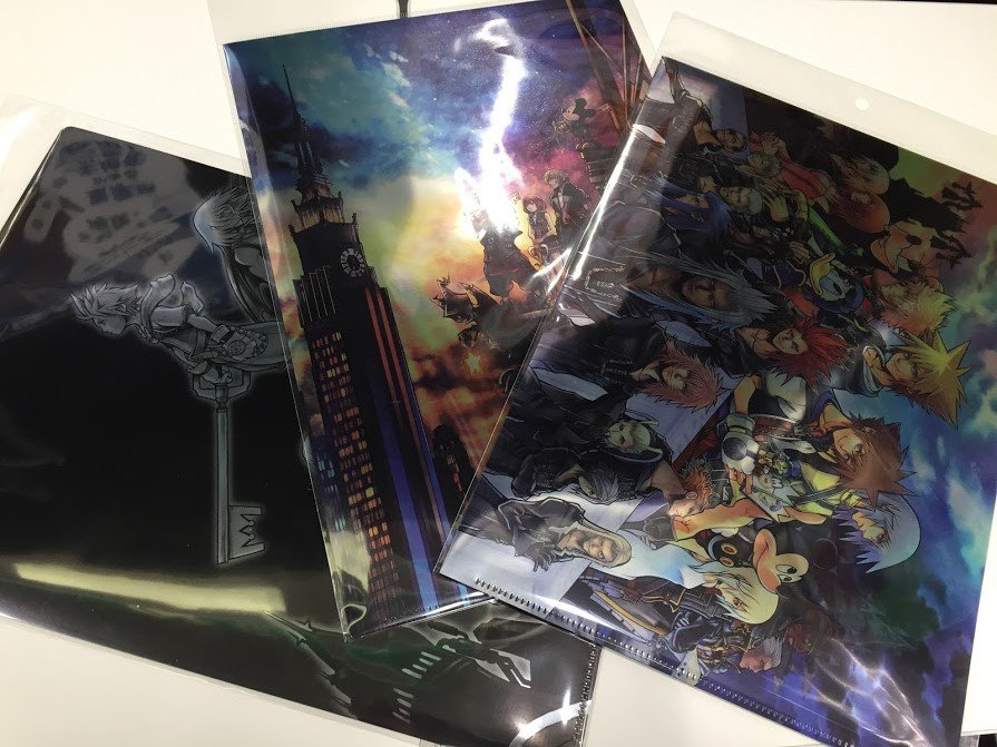 5年保証』キングダムハーツ メタリッククリアファイル アニメグッズ