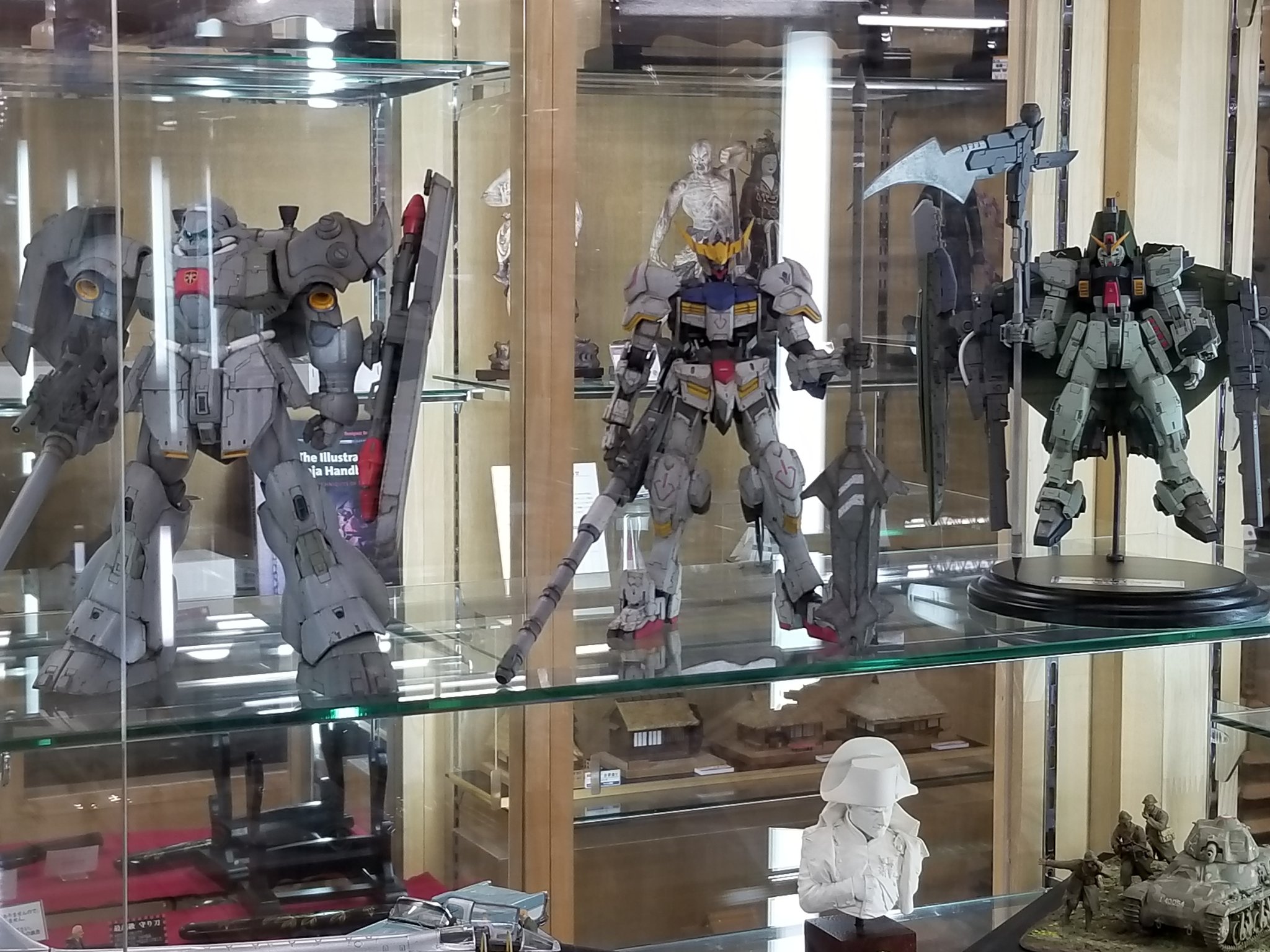 ワンダー丸 On Twitter 文教堂joy B S Hobby 松本店様 でオラザク銀賞もらったフォビドゥンを展示させて頂きました 宜しくお願い致します 過去のオラザク入賞作ギラ ドーガ部門金賞 クロスボーンバンガード使用ギラ ドーガ アンファング 鉄血部門