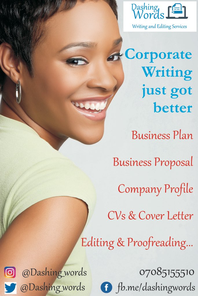 dashing_words's tweet photo. For your CVs, #BusinessPlan, #BusinessProposal, #CompanyProfile, #Editing and #Proofreading of your official or unofficial documents and other #corporate documents, talk to us at #DashingWords, let's help you create your write your dream 😁 https://t.co/Z239Oorp4v