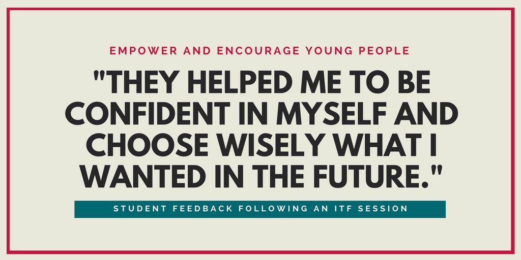 Students don't just get an interesting talk from Inspiring the Future activities but their motivation and perceptions can be changed! Visit inspiringthefuture.org.au to invite industry volunteers to speak to your students. #itfevents #inspiringfutureleaders