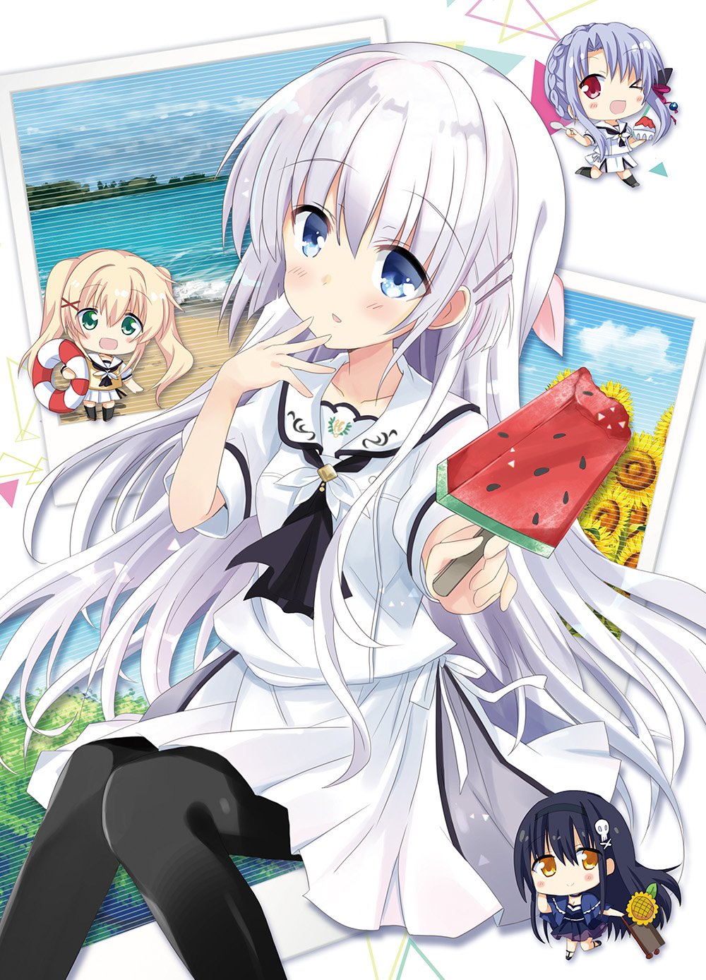 Key開発室 C95グッズのひとつ Summer Pockets応援イラストコレクション は 公式ページにて公開しました著名作家による サマポケ応援 イラストを1冊の画集にしました サイズの紙面にて美麗なイラストを楽しむことができます T Co