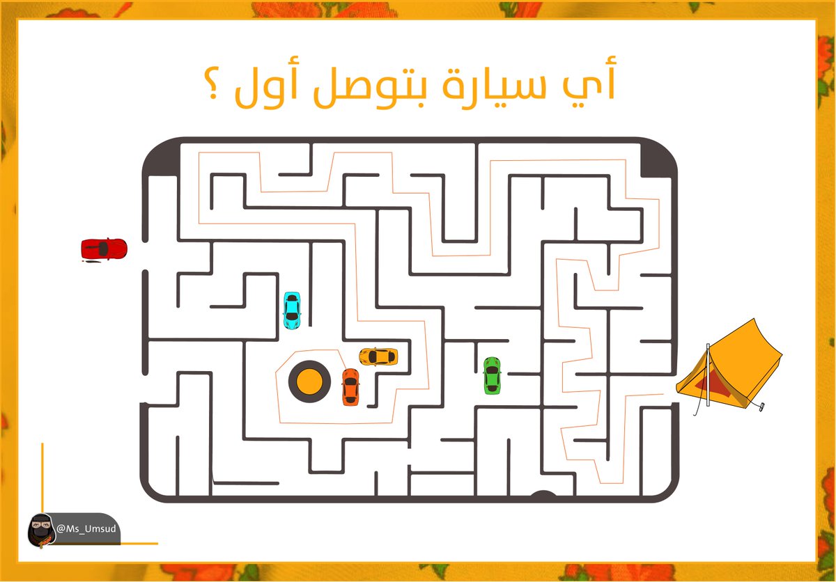 Ms_Umsaud's tweet photo. هذي هي اللي بتوصل اول لأنها اتبعت تعليمات المرور و #نصائح_أم_سعود  وكانت الأولوية للي بالدوار، واللي فازو هم  
@3b_o1
@MSSMS_1
@_iisweiss
@Chanel773999
@i_njm6
#صندوق_ام_سعود https://t.co/VyOlEyUjHO