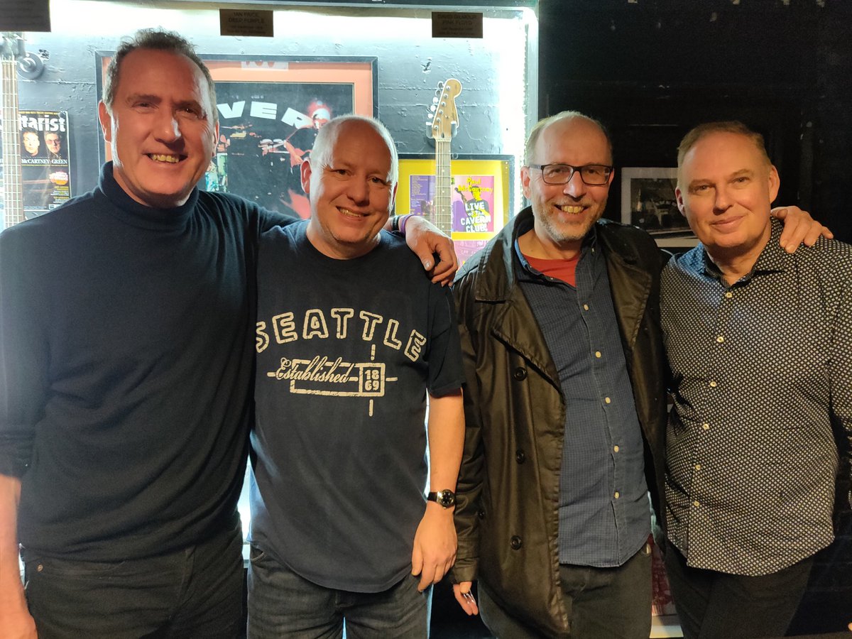 frostyinfinity's tweet photo. Great night with Mike J at the @cavernliverpool for @OfficialOMD book signing @OMDMessages @omd_tribute  ;^} https://t.co/MwewTLpRle