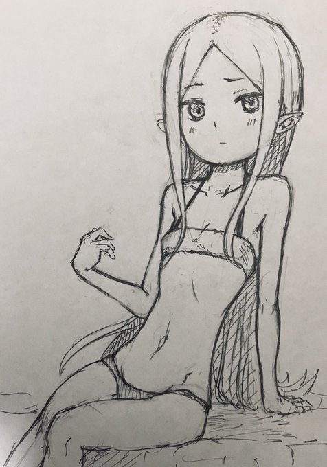 手癖で描いた✍️ 