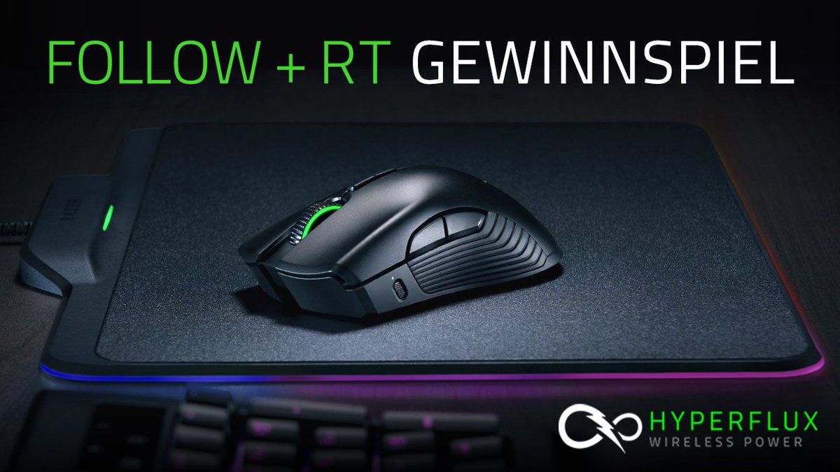 ⚡️ FOLLOW &amp; RETWEET #GEWINNSPIEL 

Erlebe die totale Freiheit ohne Kabel. Wir verlosen ein Razer Mamba+ Firefly HyperFlux Paket.

Mitmachen, gewinnen, kabellos zocken! 

Viel Glück 🍀 

Das #Giveaway endet am 30.12.2018 um 23:59 Uhr.