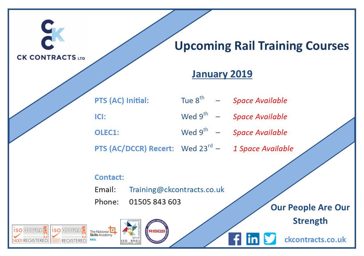 CKContracts's tweet photo. #PTS #ptsinitial #ptsrecert #ici #Olec1 #Railtraining #rail_training #PTS_Recert #PTS_Initial https://t.co/URXahblQjk