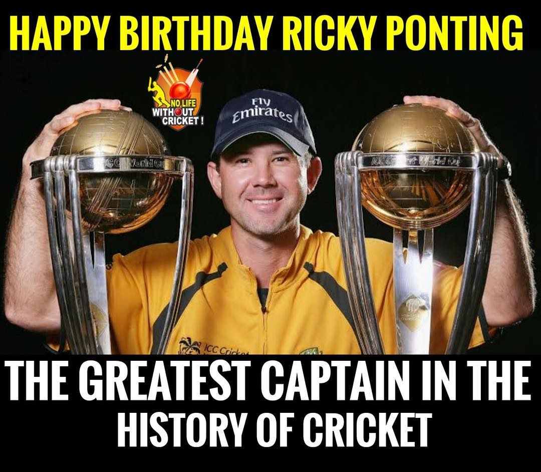 Happy birthday to Ricky Ponting 