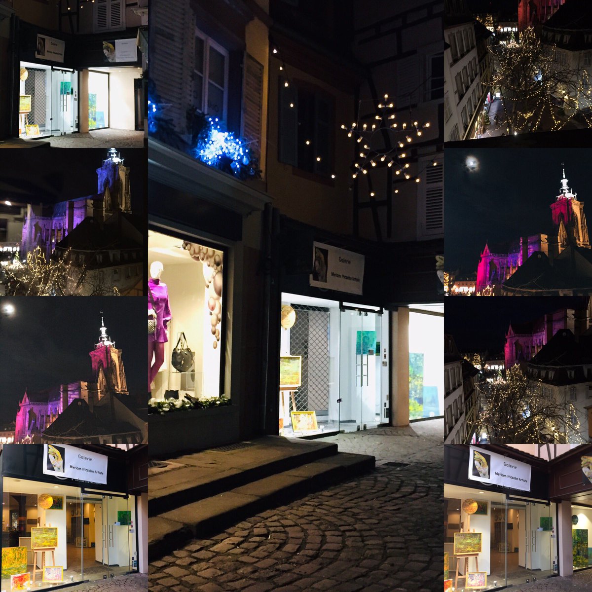 myriamiticsohn's tweet photo. Galerie Myriam Iticsohn Artiste          3 place des Dominicains             68000 COLMAR by night ⭐️✨🌟 https://t.co/SmChQPzLdm
