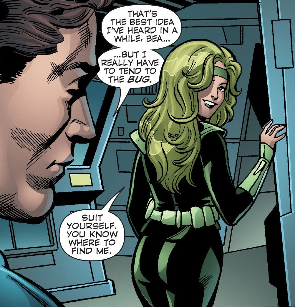 Blue Beetle (Ted Kord) & Booster Gold on X: “─ Ted and Bea in